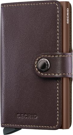 Secrid Miniwallet Original in Chocolate at Nordstrom