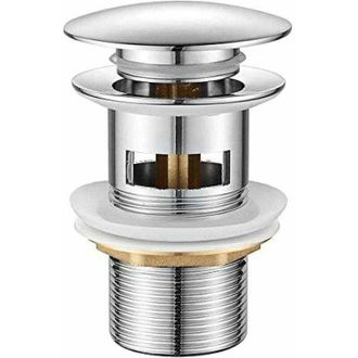 OEM Desag&uuml;e De Ba&ntilde;o, Desag&uuml;e De Lavabo Emergente, Cromado, Plata-crezuo
