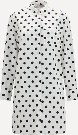 Fiorucci Abito chemisier midi a pois Woman 40