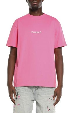 Purple Logo Graphic Cotton Jersey T-Shirt in Pink at Nordstrom, Size Xx-Large