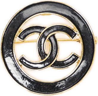 Chanel CC Round Brooch Broche