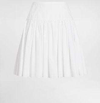 Dolce & Gabbana Short Cotton Circle Skirt - Woman Skirts White 36