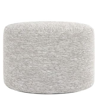 Icon Brand Puf reposapi&eacute;s redondo de tejido, natural