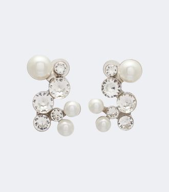 Dries Van Noten Pendientes con cristales