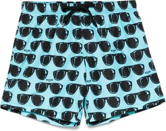Moschino Aqua Blue Swim Shorts