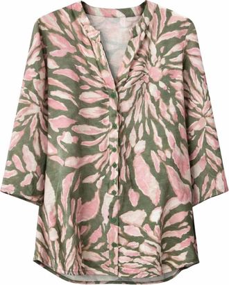 2-Biz Floral Shirt - Dames - Overhemden - Veelkleurig - S - Overhemden