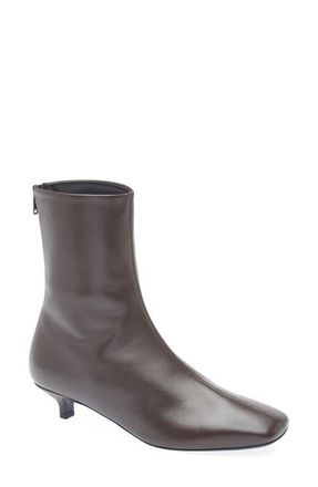 Toteme Day Kitten Heel Bootie in Brown at Nordstrom, Size 10Us