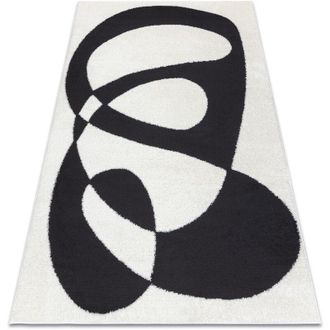 RugsX Carpet MODE 8531 abstraction cream / black black 180x270 cm
