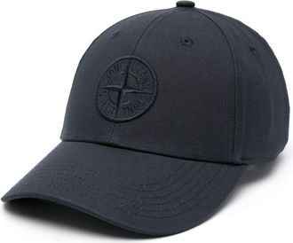Stone Island Compass-motif baseball cap - men - Cotton/Cotton - One Size - Grey