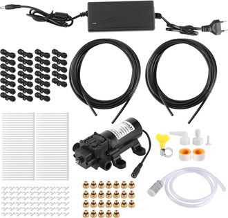 OEM Sistema De Nebulizaci&oacute;n De Baja Presi&oacute;n 18m 26 Boquillas Enchufe Ue 110-240v Jard&iacute;n