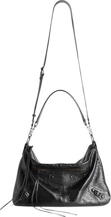 Balenciaga Black Le City Moto Medium Crossbody Bag