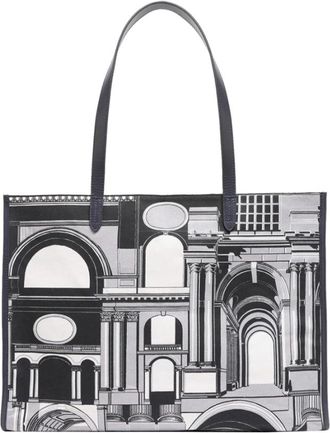 Inou&iuml; Editions Shopping Bag - Architecture - Dames - Shoppers - Veelkleurig - ONE Size - Katoen - Tassen