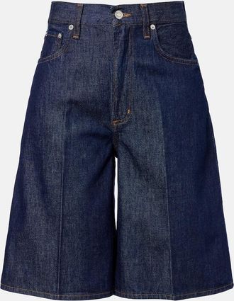 A Gold E Nolan denim Bermuda shorts