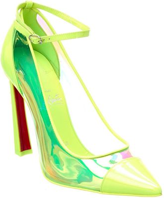 Christian Louboutin Debout Condorapik 100 Vinyl & Patent Pump