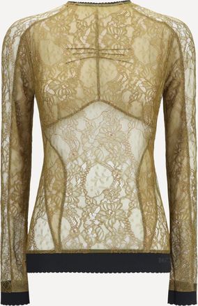 The Attico Top Olive Woman 42