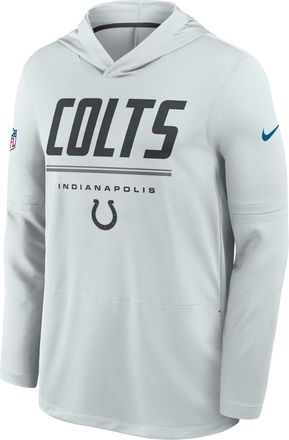 Nike Indianapolis Colts Sideline Nike Mens Dri-FIT NFL Long-Sleeve Hooded Top in Purple | 03B90GWX98-TG4