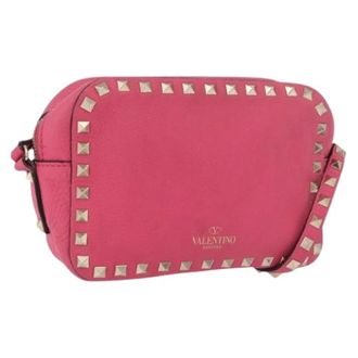 Valentino Pre-owned Cross Body Bags, female, Pink, Size: ONE SIZE Pre-owned Vintage Shoulder Bag