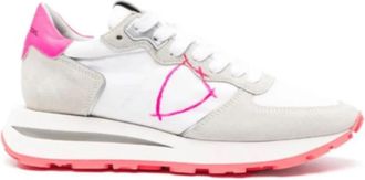 Philippe Model Neon Leren Tropez Sneakers - Dames - Sneakers - Veelkleurig - 39 EU - Leer - Schoenen