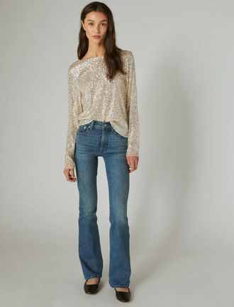 Lucky Brand Womens High Rise Stevie Flare