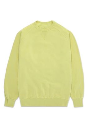 Fortela Harvard Fleece Jersey Raglan Sleeve Sweatshirt in Lemon Yellow at Nordstrom, Size Xx-Large Eu
