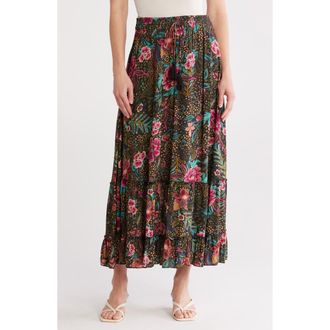 T Tahari Print Skirt in Hawaii After Dark at Nordstrom Rack, Size X-Large