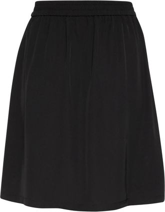 Kaffe Kasigna Skirt - Dames - Korte rokken - Zwart - S - Polyester - Rokken