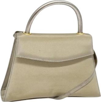 Ferragamo Pre-owned Nylon handbags - Dames - Vintage Handtas - Grijs - ONE Size - Nylon - Vintage