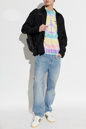 Gallery Dept. T-shirt With Logo, Mens, Multicolour