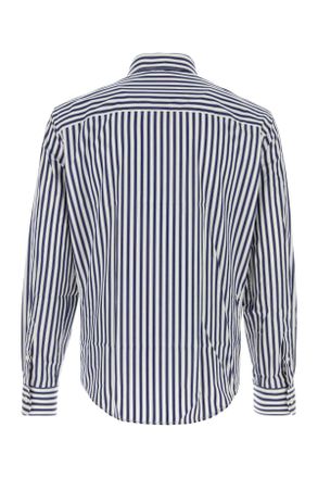 Ami Bleu Roi - Blanc Exterior: Cotton Camicie / Shirt