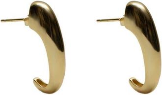 Argento Vivo C Hoop Earrings in Gold at Nordstrom