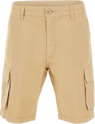 Sun 68 Shorts met cargo zak - Beige