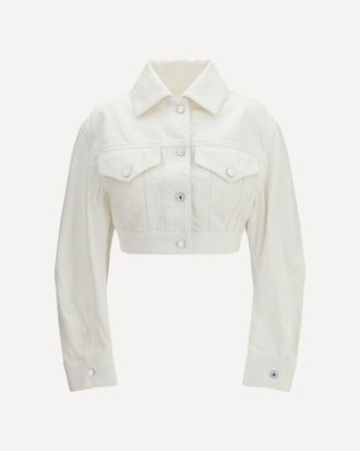 Givenchy Cocoon reversed-effect raw denim Jacket Female 38