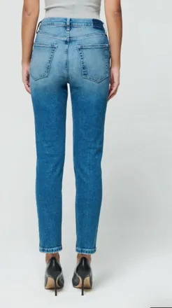 &Eacute;tica Finn Slim Straight Jeans In Marine