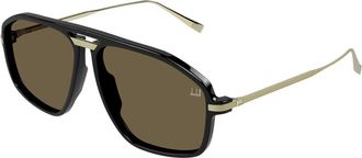 Dunhill DU0120S 001 Mens Sunglasses Black Size 60