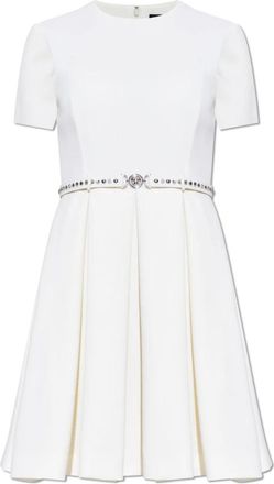 Versace Dames, Jurken, Wit, Maat: XS Wol