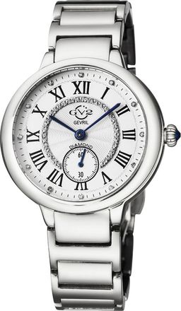 Gevril Group Rome Quartz White Dial Ladies Watch 12200B