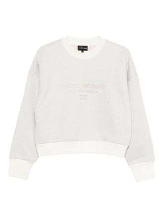 Emporio Armani Womens Lurex Sweatshirt