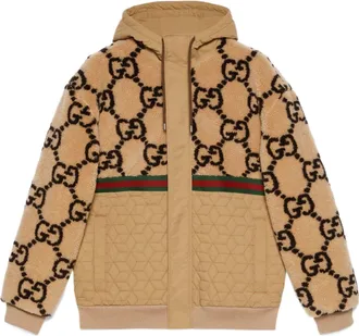 Gucci GG Jacquard Jacket Beige Ebony 706419-XJETL-2066