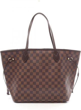 Louis Vuitton Brown Ebene Coated Canvas Damier Canvas Leather Handbag Tote Bag (Pre-Owned)