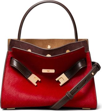 Tory Burch Tassen, Dames, Rood, ONE Size, Katoen, Lee Radziwill Petite Bag