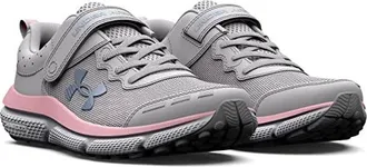 Under Armour Assert 10 Alternate Closure (Little Kid) Boys Shoes Halo Gray/Pink Sugar/Iridescent : 11.5 Little Kid M, Synthetic