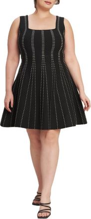 Flying Tomato Sweater Minidress in Black/Silver at Nordstrom Rack, Size 1 X