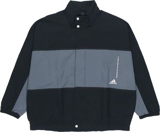 adidas M Wrd Wov Jkt Sports Loose Contrasting Colors Woven Stand Collar Jacket Black GL8673