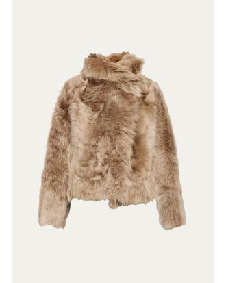 Yves Salomon Toscana Shearling Short Jacket