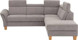 HOME AFFAIRE Ecksofa »Conville L-Form« Federkern, wahlweise mit Bettfunktion und Bettkasten bzw. Stauraum