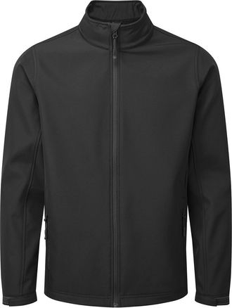 Premier Heren Windchecker Soft Shell Jas (Zwart)
