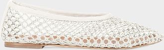 Staud Alba Crocheted Ballet Flats