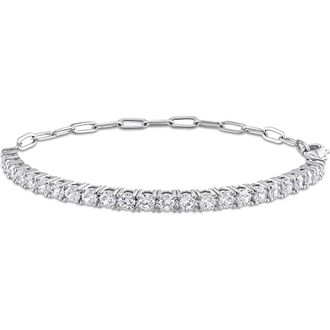 Delmar CZ Tennis Bracelet in White at Nordstrom Rack