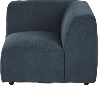 Maisons du monde Reposabrazos derecho para sof&aacute; modulable azul