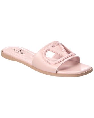 Valentino Vlogo Leather Sandal